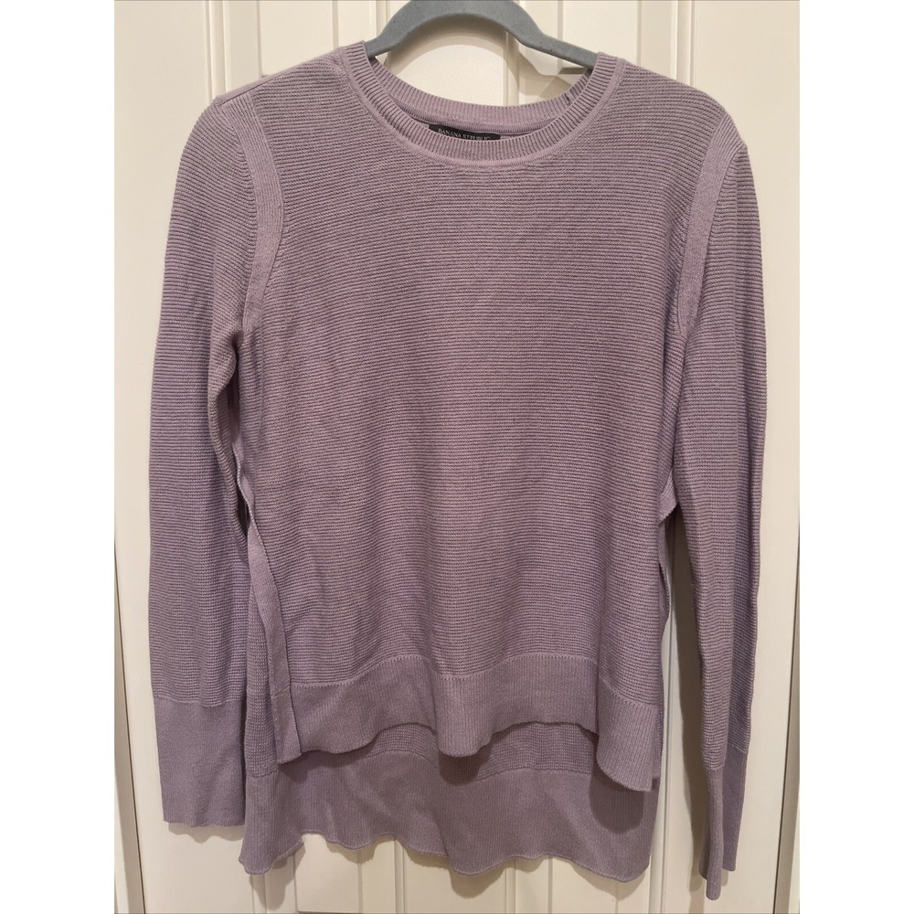 Banana Republic‎ Lightweight Cashmere Crewneck Sweater Lavender Small